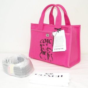 NWT COACH Lil Nas X 26 Cargo Tote bag Kitten Lockup Pink